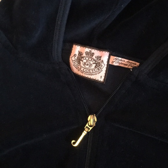 Juicy Couture navy hoodie size S - Picture 3 of 3